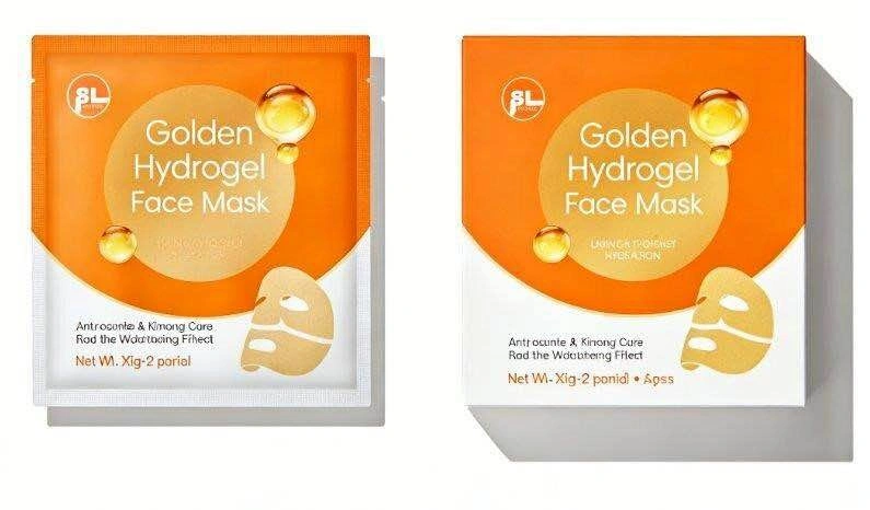 5pcs Golden Hydrogel Face Mask