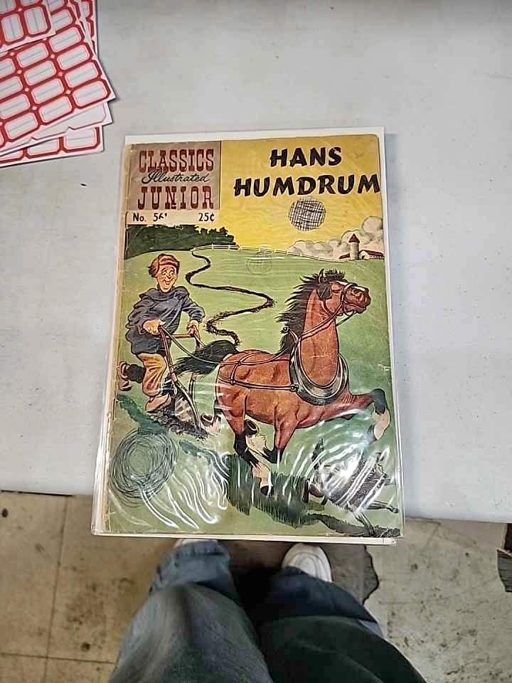 Classics Illustrated Junior Hans Humdrum Comic Book