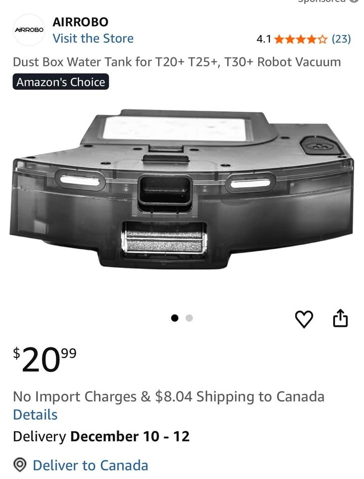Airrobo T20+ Robot Vacuum and Mop - photo 4