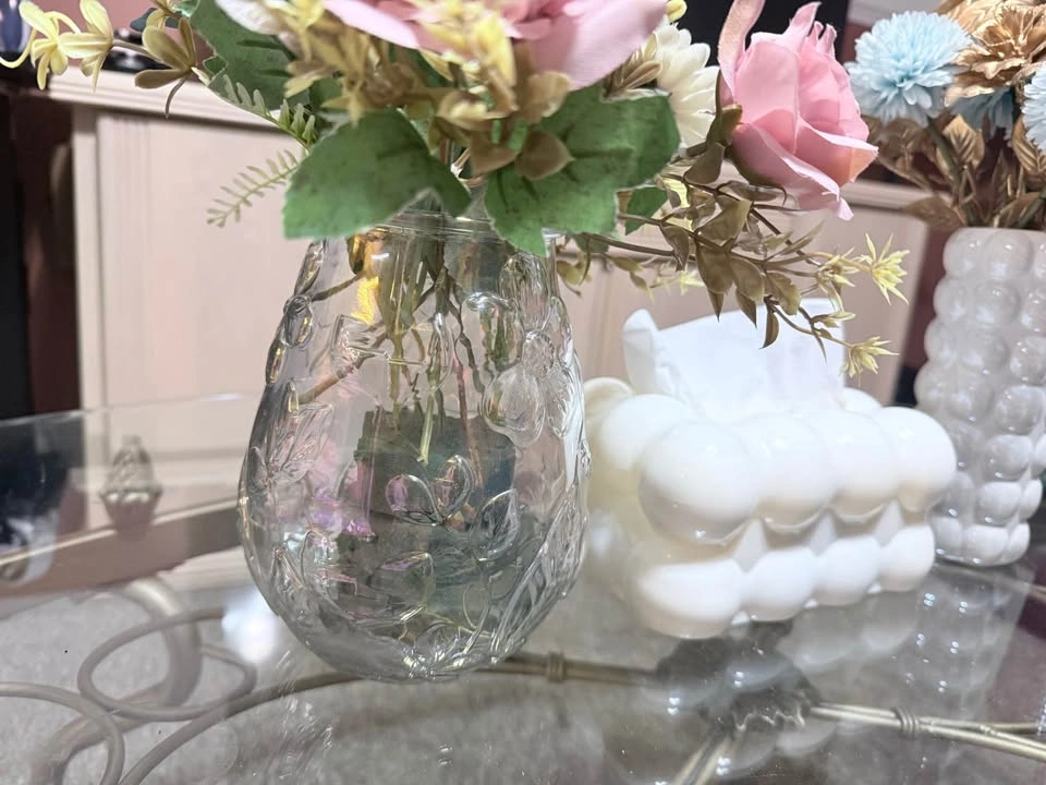 Faux Floral Arrangements & Bubble Tissue Box Cover - photo 4