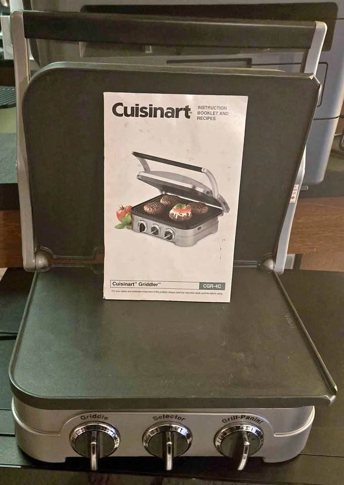 Cuisinart Griddler CGR-4C - 5-in-1 Griddler/Panini Press
