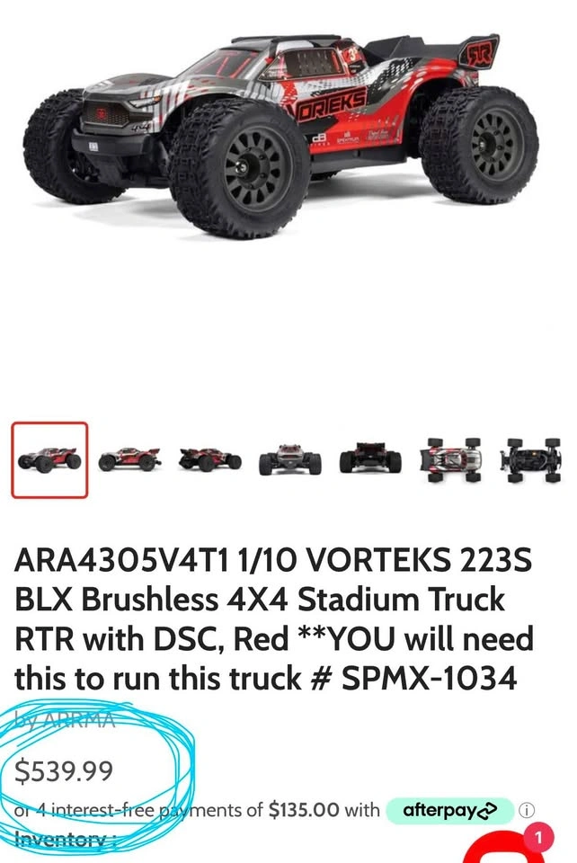 Arrma Vorteks RC Truck - photo 2