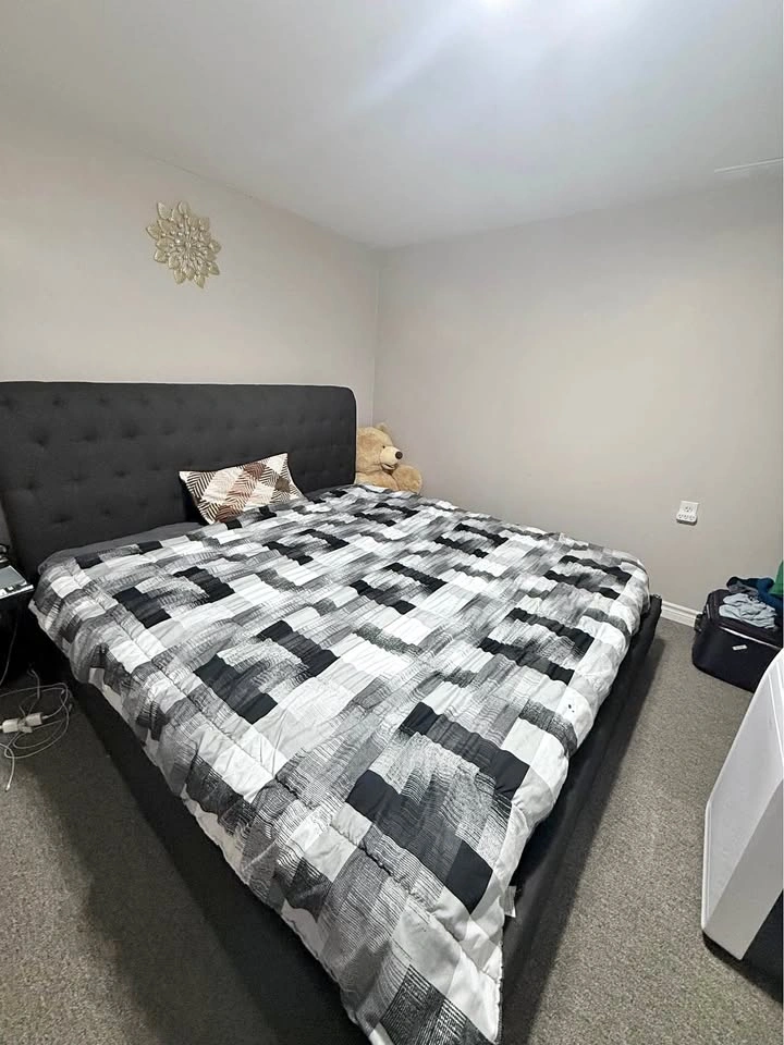 King Size Bed Frame and mattress