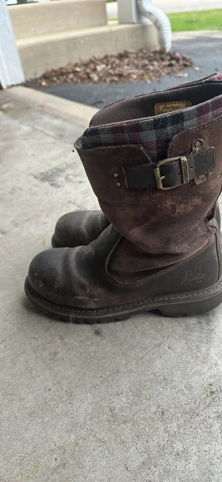 Women CAT Safety Toe Boots Size 8 - photo 4