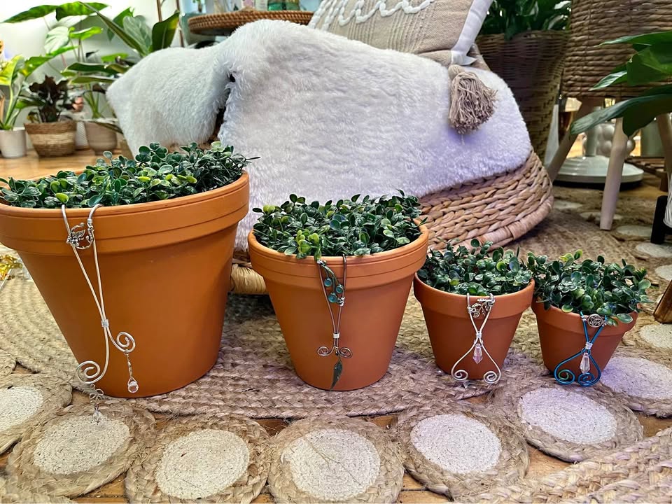 Decorative Plant Pot Suncatcher Hangers