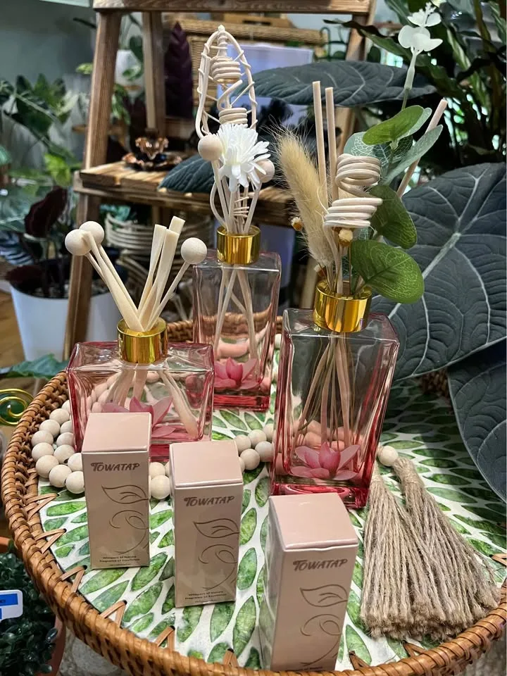 Glass Aromatherapy Reed Diffusers w/ Scented Oil image indicator(2)