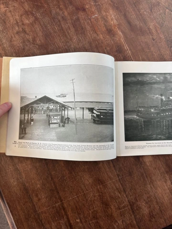 Vintage 1905-1910 Thousand Islands Souvenir Photo Book - photo 3