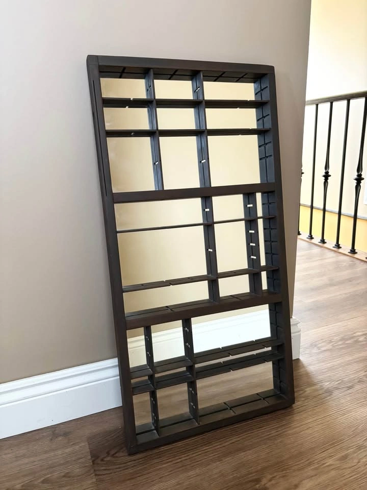 Vintage Printers Letterpress Tray with Mirror Back - photo 5
