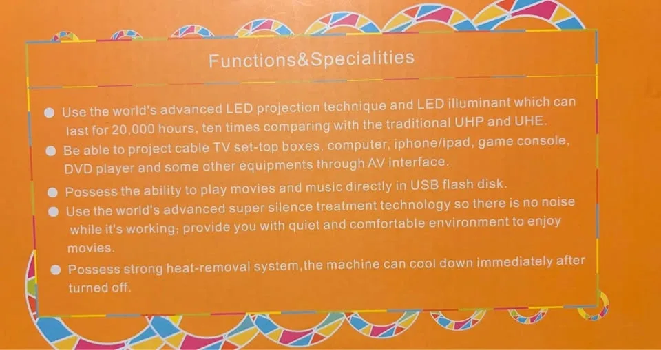 Joysee LED Projector - photo 2