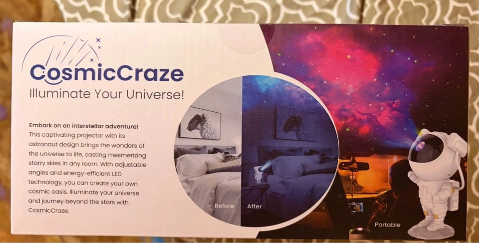 CosmicCraze Astronaut Projector Nebula Star Light - photo 2