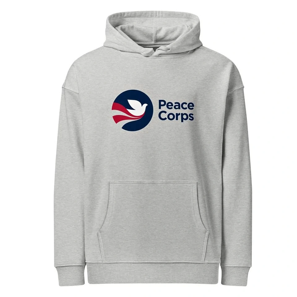 Large Peace Corps Hoodie Sweatshirt