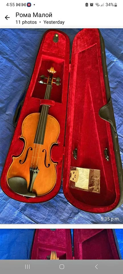 VL702 Wilhelm Klier 4/4 Guarneri Violin