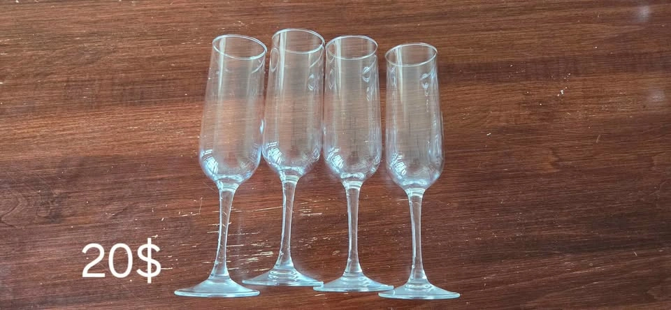 8x Champagne Glasses - photo 3