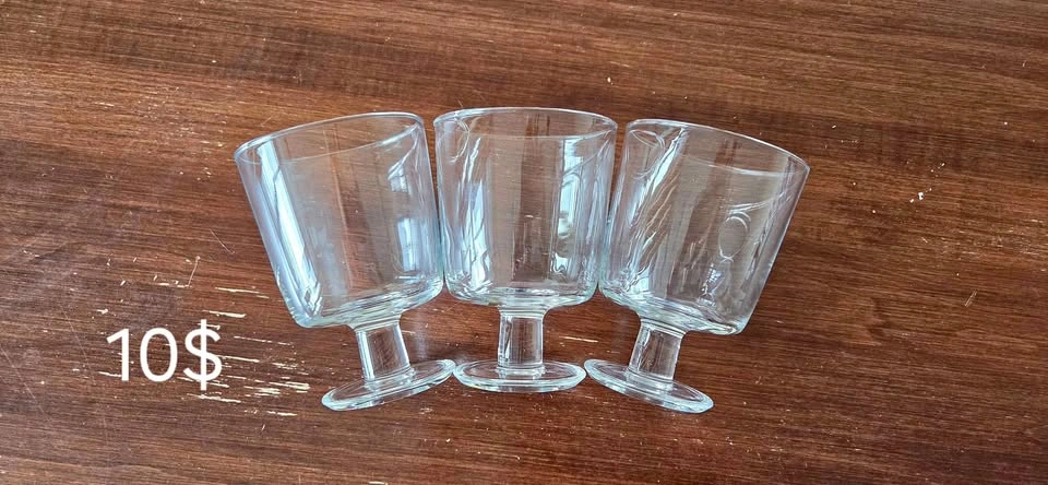 3x Liquor Glass