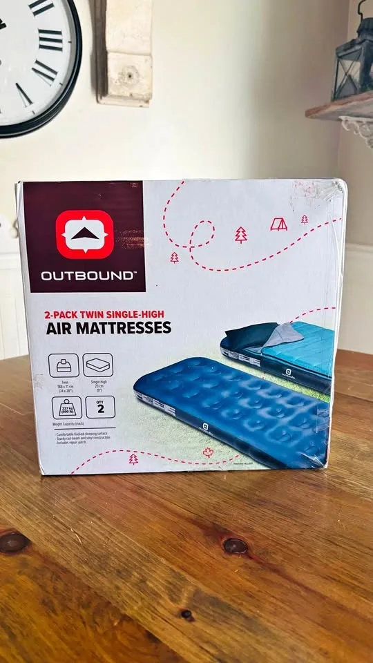 BRAND NEW Outbound Twin Air Mattresses (2-pk)