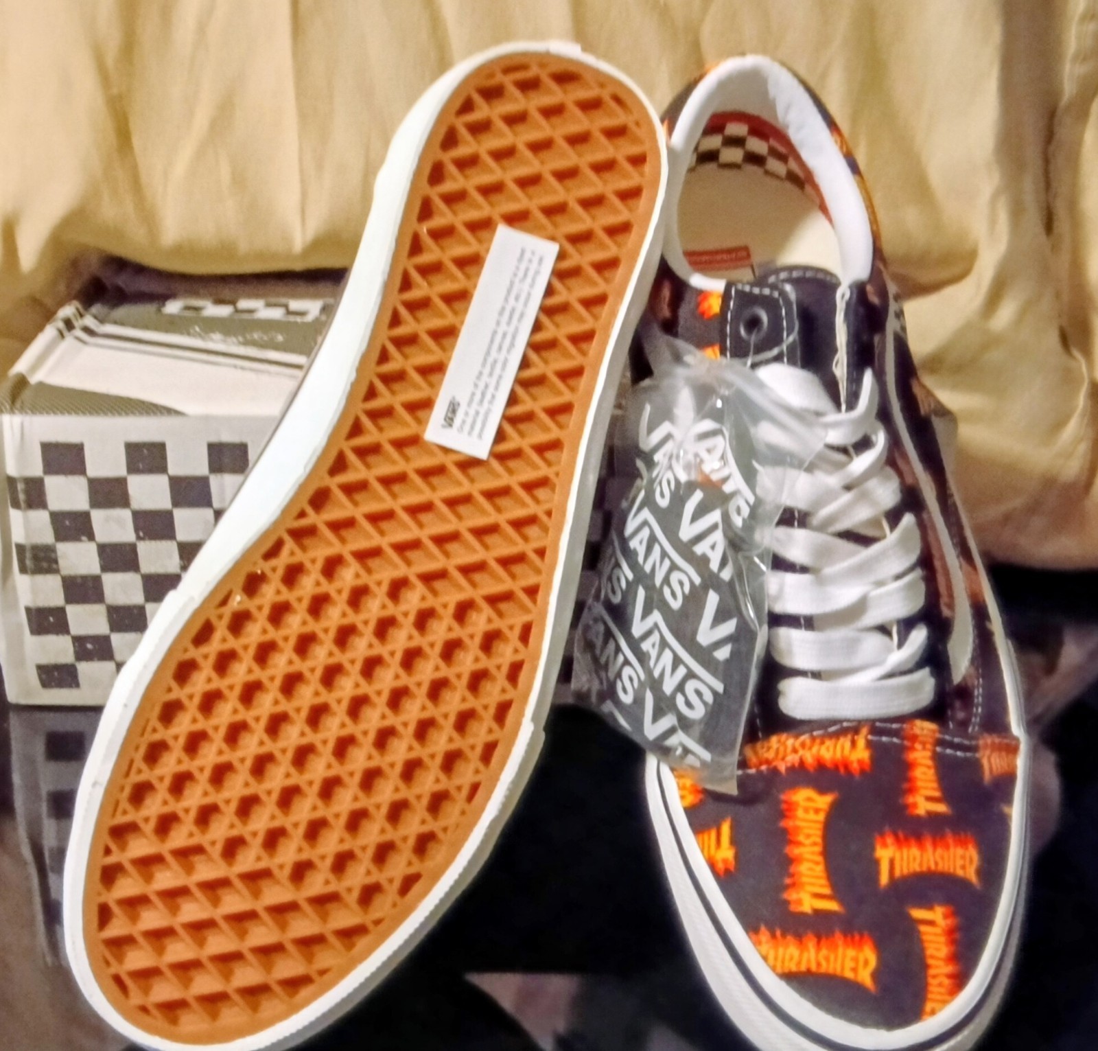Vans Old Skool x Thrasher Flames Shoes Men's 10 / Women's 11.5 - photo 3
