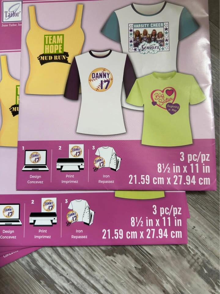 Light T-Shirt Transfer Sheets for Stretchy Fabrics - photo 3