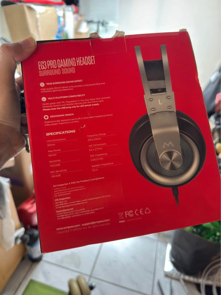 MPOW EG3 Pro Gaming Headset w/ Mic Stereo USB 3D Surround - photo 3