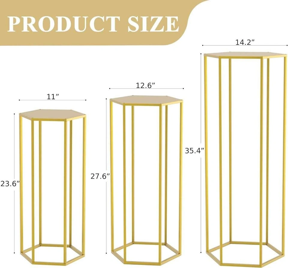 Hexagonal pedestal - photo 2
