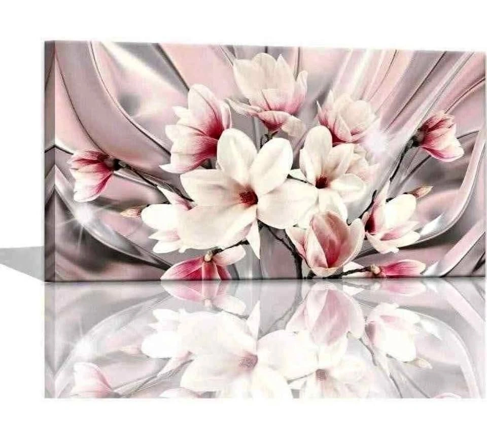 Blush Pink Flower Wall Art Decor