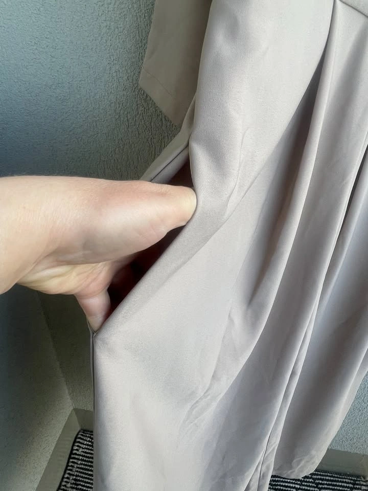 Beige Wide Leg Jumpsuit M-L - photo 4