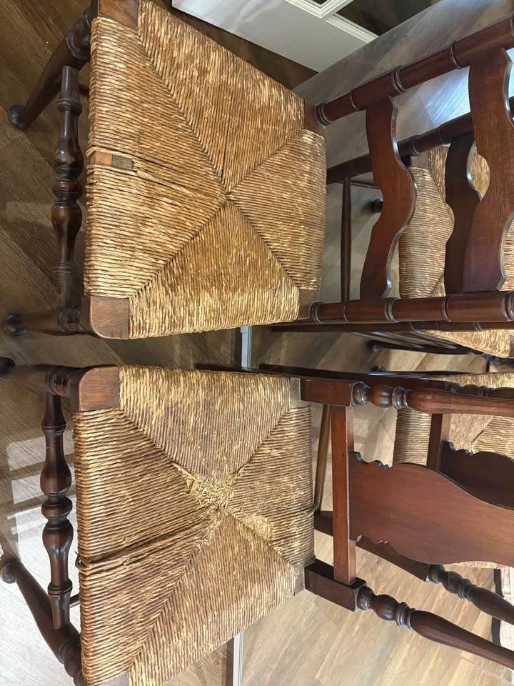 Wicker Bottom Chairs - photo 2