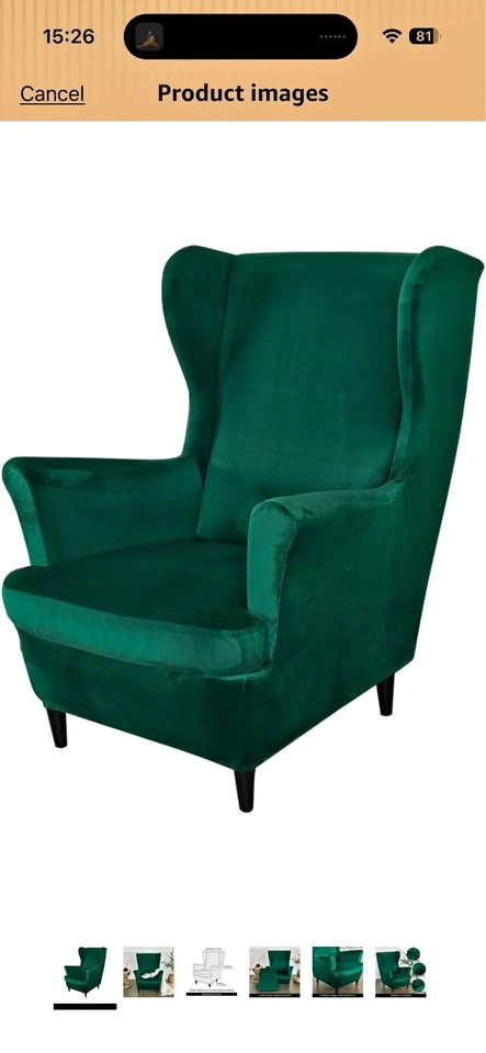 Wingback chair COVER