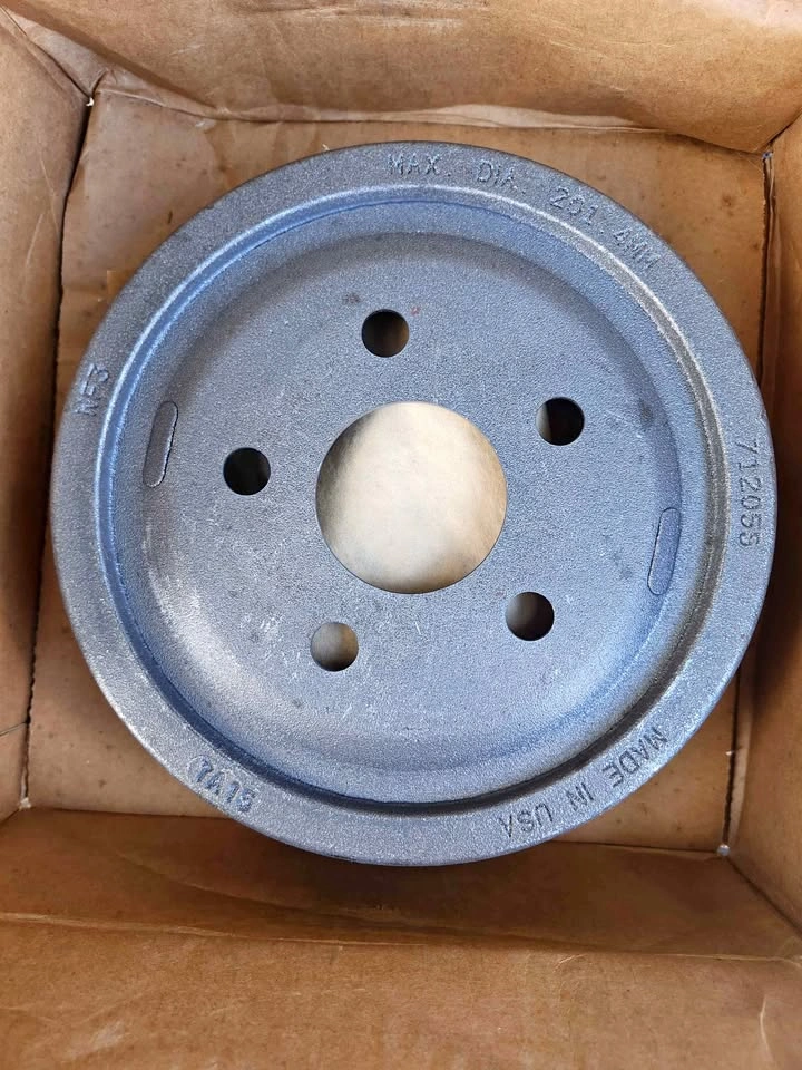 2 Pair Wagner BD125386 Brake Drums for Chevy/Olds