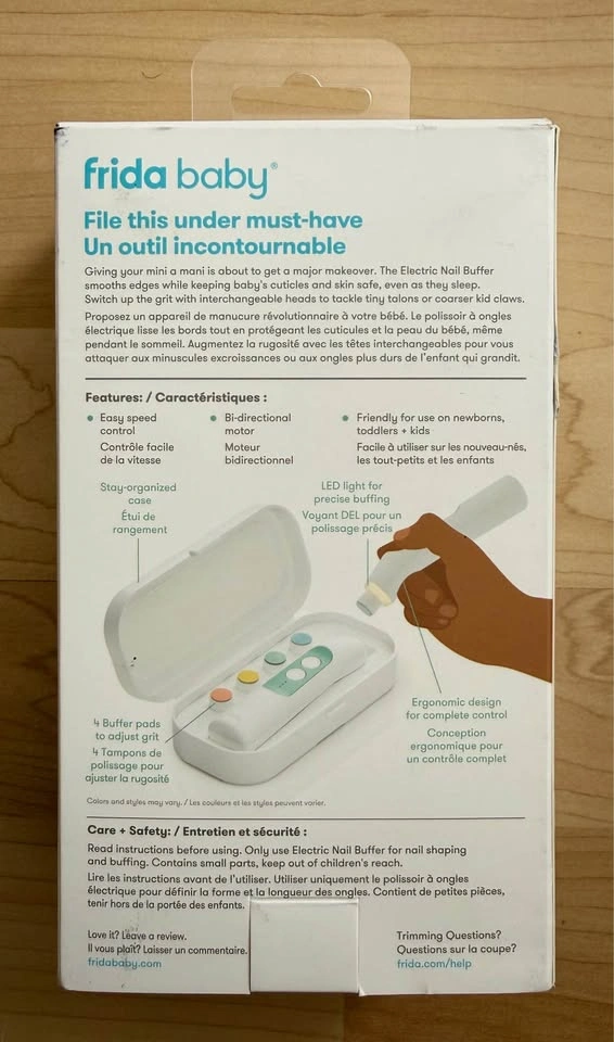 Brand New Frida Baby Electric Nail Buffer – Stress-Free Trimming - photo 4