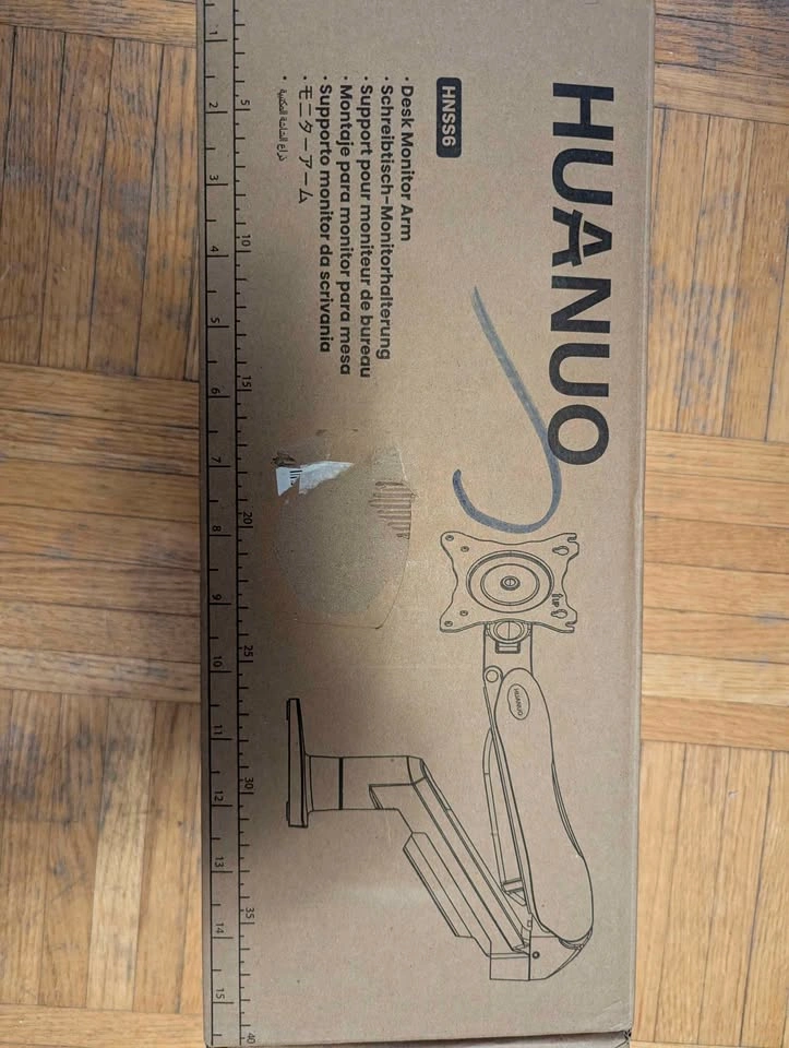 HUANUO Single Monitor Arm Adjustable VESA Mount - photo 4