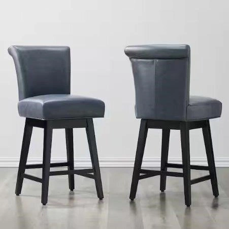 2pcs Swivel Counter Height Bar Stool LP123990
