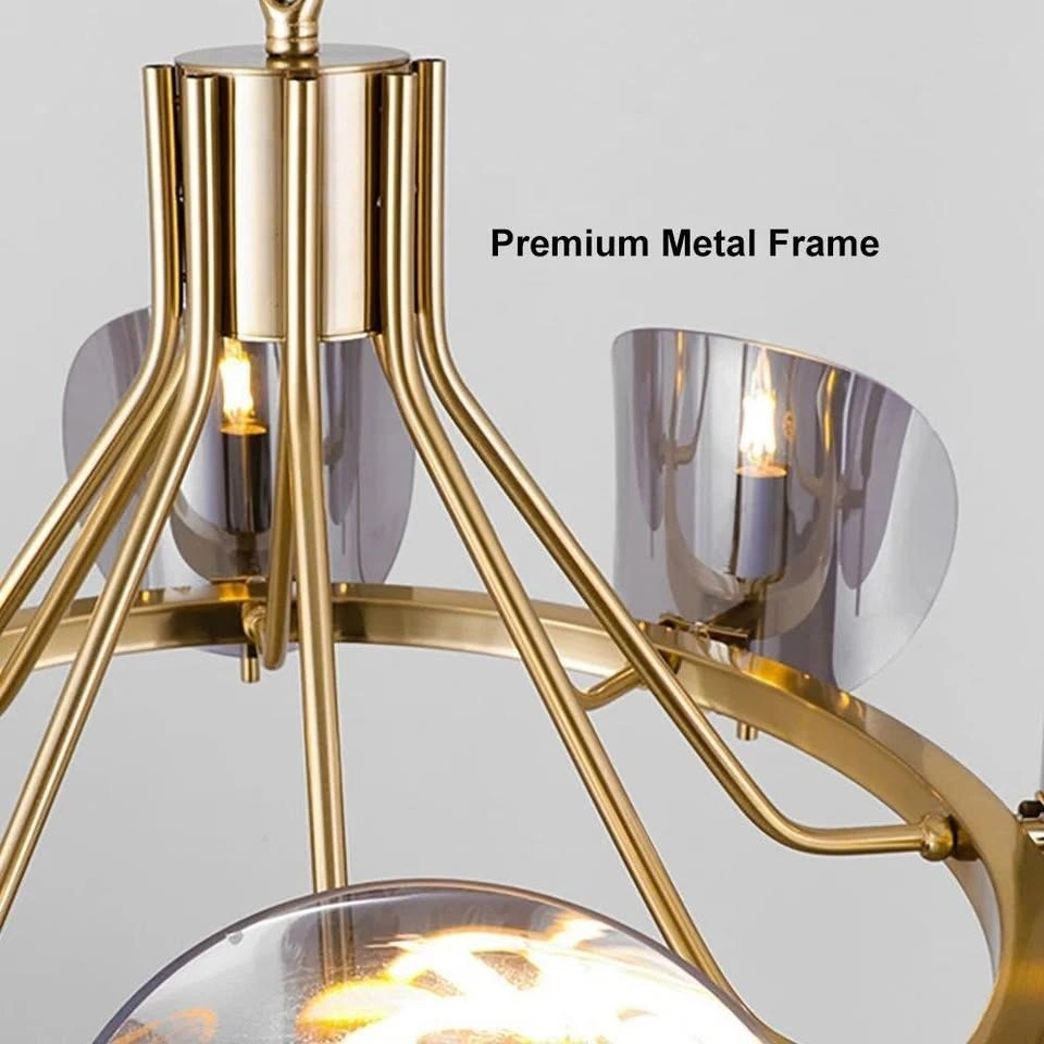 Light luxury style glass chandelier LD124089 - photo 3