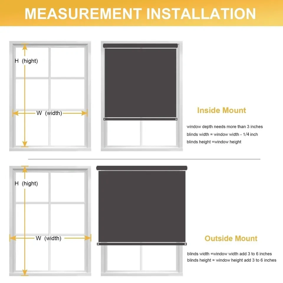 Cordless Roller Shades 48"W*72"H LK123607 - photo 2