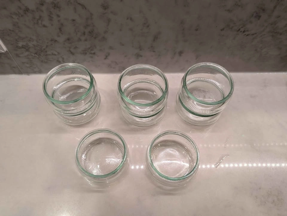 Set of 8 Mini Clear Glass Dessert Bowls/Ramekins - photo 2