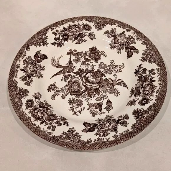 Royal Stafford Asiatic Pheasant Brown Dinner Plate