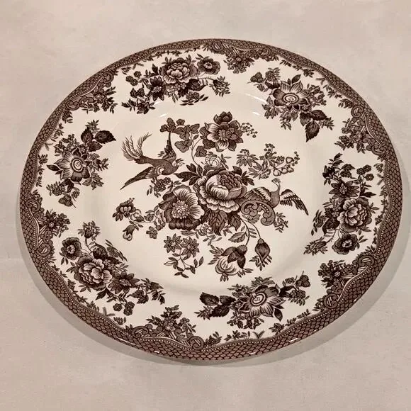 Royal Stafford Asiatic Pheasant Brown Dinner Plate