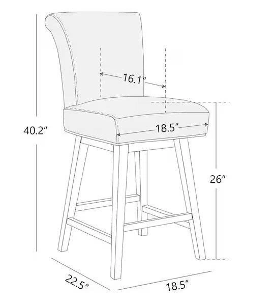 NEW Counter Height Bar Stool -121799 - photo 2