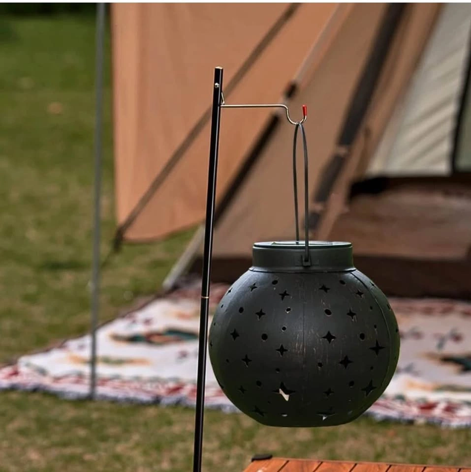 Solar Hanging Lanterns - Metal Retro Lamp (Set of 6) - photo 2