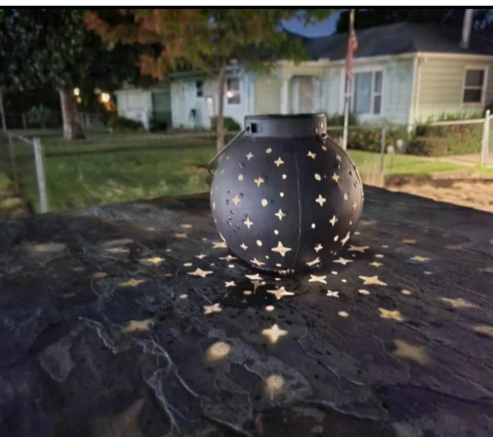 Solar Hanging Lanterns - Metal Retro Lamp (Set of 6) - photo 5