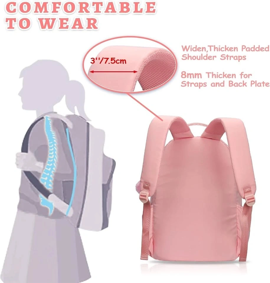 Teen Girls Backpack, Teenage Bookbag, Casual Daypack, Water Resi - photo 2