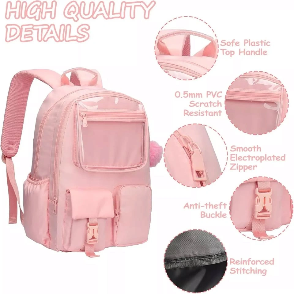 Teen Girls Backpack, Teenage Bookbag, Casual Daypack, Water Resi - photo 3