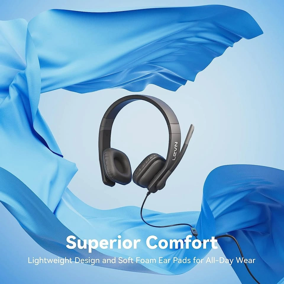 USB Wired Headset with Microphone - photo 5