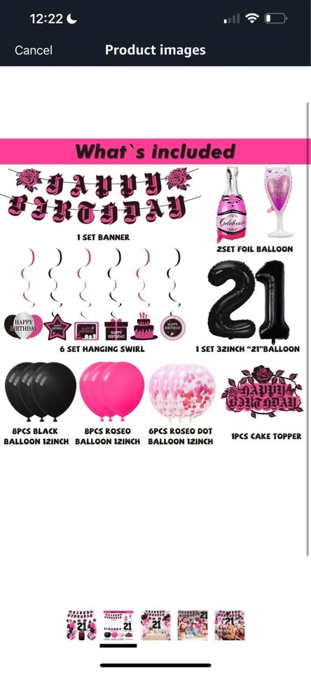 21st Birthday Decorations for Her - photo 2