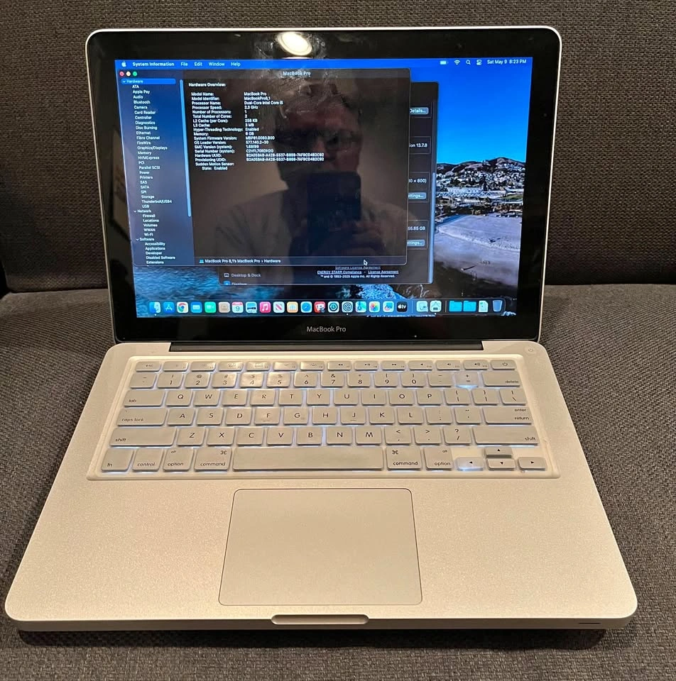 MacBook Pro A1278, NEW SSD, 8GB RAM, OSX Ventura