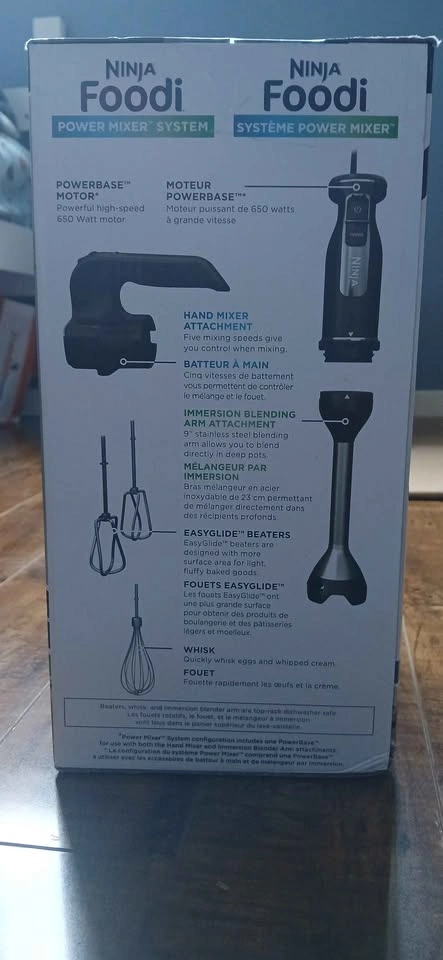 Brand New Ninja Foodi Power Mixer System (Hand Mixer & Immersion - photo 3