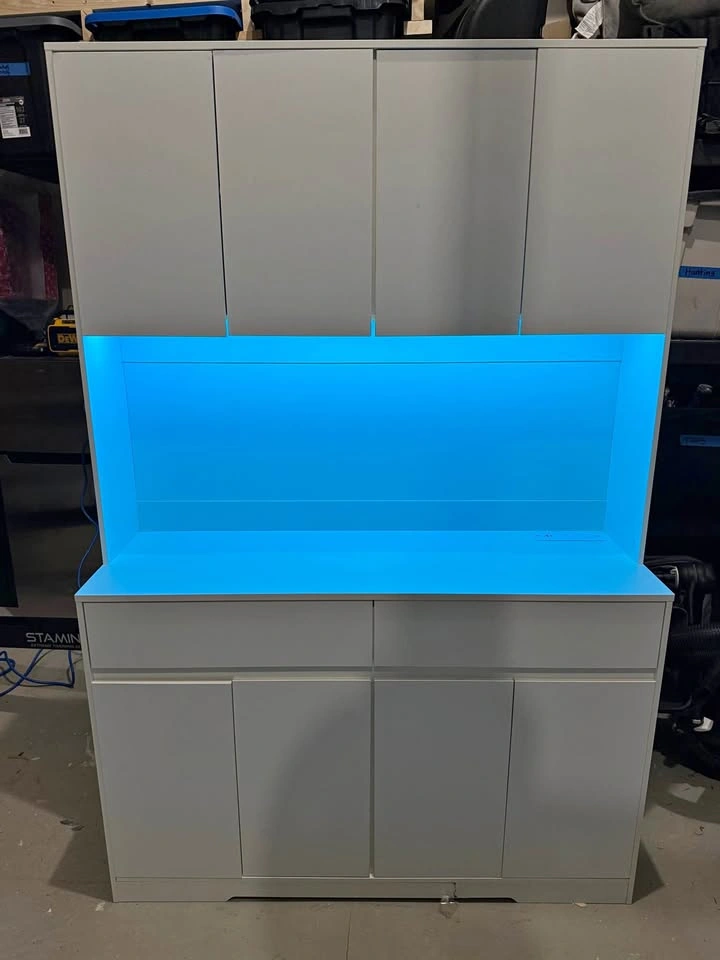 Coffee bar with colour changing lights