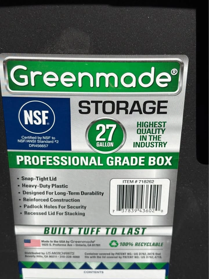 Costco Tuff Storage Box - 27 Gallons / 102 L - photo 2