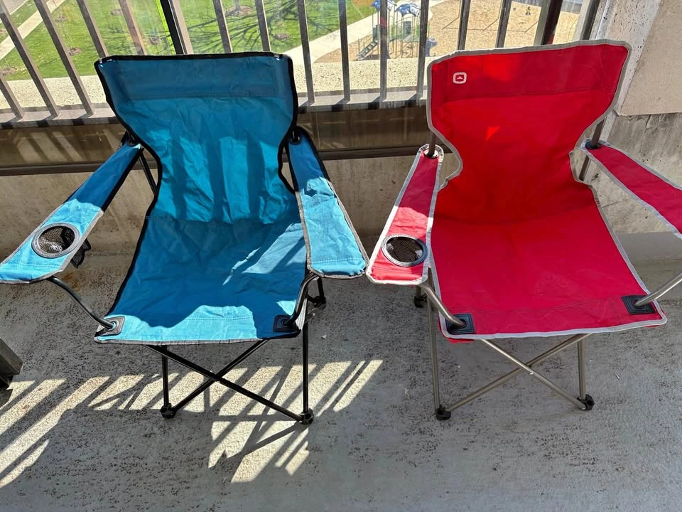 Outbound Wide Folding Camping Chair with Cup Holder - 2