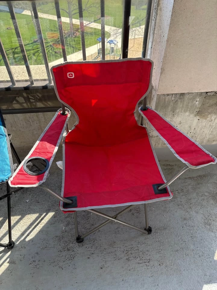 Outbound Wide Folding Camping Chair with Cup Holder - 2 - photo 2