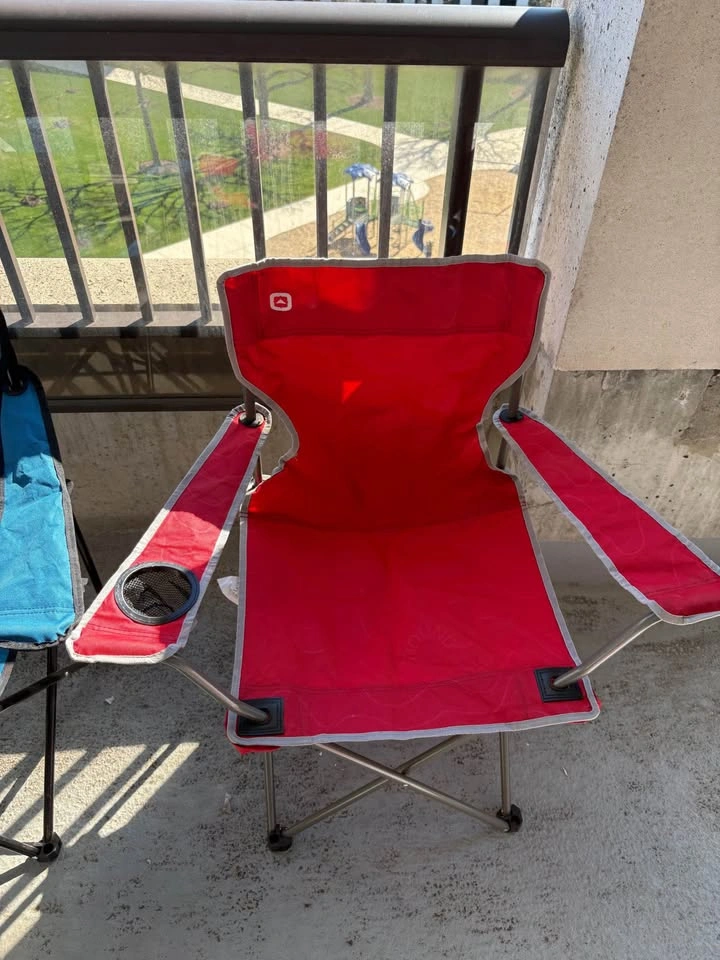 Outbound Wide Folding Camping Chair with Cup Holder - 2 - photo 3